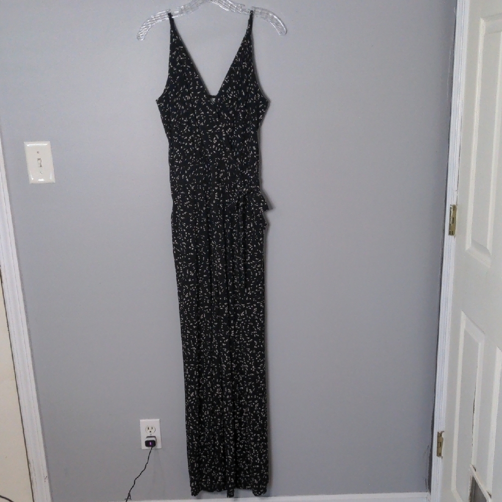 EUC✨KAILEIGH women's XL black & cream Rochelle Knit Jumpsuit from Stitch Fix - Picture 3 of 17